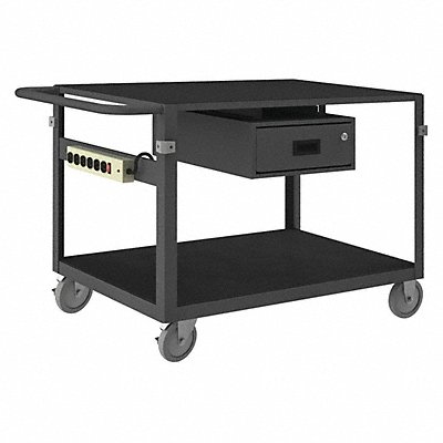 GRAINGER IC24361DRPS5PU95 Instrument Cart 1 000 lb Steel
