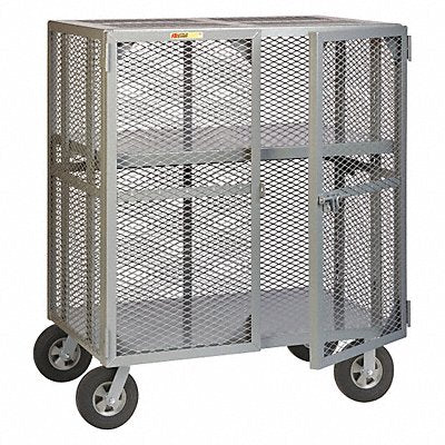 LITTLE GIANT SCA304810SR Security Cart 33 Wx48 Dx60 H Gry