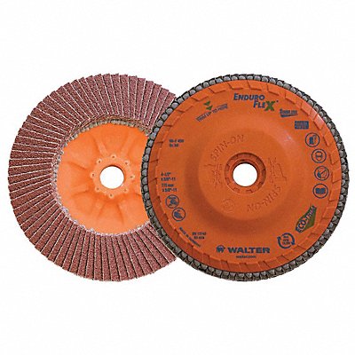 WALTER SURFACE TECHNOLOGIES 06F456 Fiber Disc 4 1/2 in Dia 5/8in Arbor