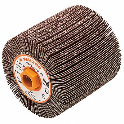 WALTER SURFACE TECHNOLOGIES 07J444 Unmounted Flap Wheel 4-1/4 Dia 40 Grit