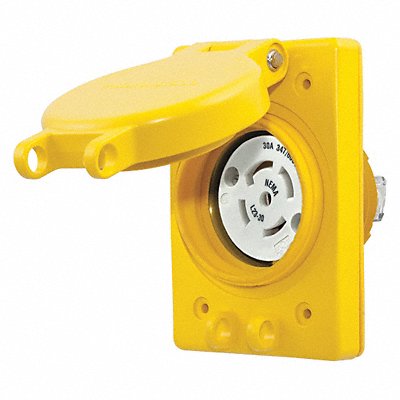 HUBBELL HBL69W83 Watertight Locking Receptacle 347/600VAC