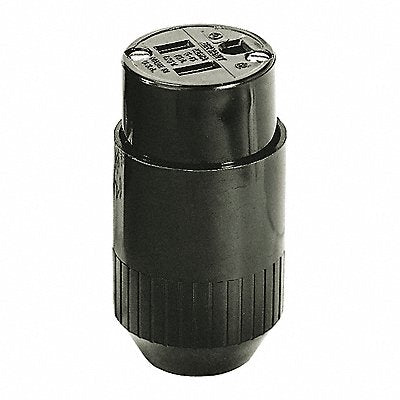 HUBBELL 515C Straight Blade Connector Blk 2P3W Nyl 5-15R
