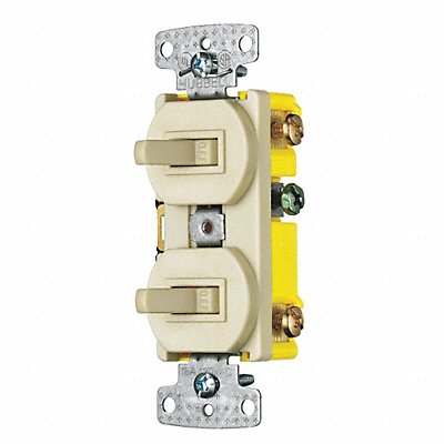 BRYANT RC101I Device Ivory Duplex Switch Wiring