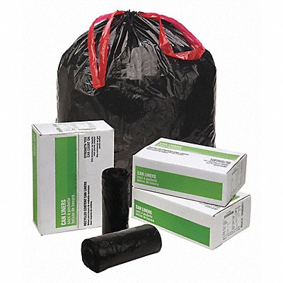 GRAINGER 49YW61 Recycled Garbage Bag 30 gal PK70