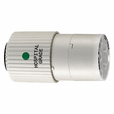 GRAINGER BRY8369NC Blade Connector White 20A Hospital