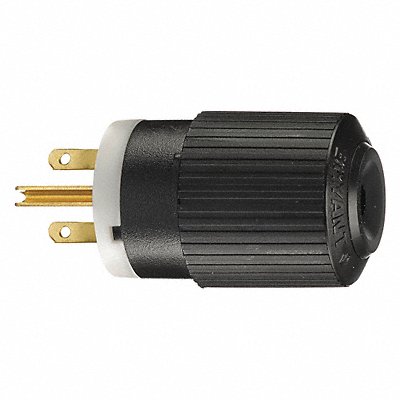 GRAINGER BRY5666NP Blade Plug Black/White 2.0 HP 250VAC