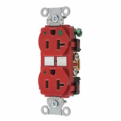 GRAINGER 8300HBREDL Receptacle 20A 1.0 HP 2 Poles 3 Wires