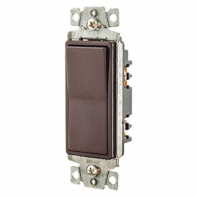 GRAINGER 9803 Switch Brwn 15A 3-Way Switch 1/2 to 2 HP