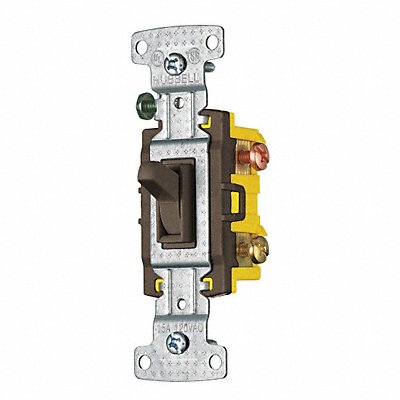 BRYANT RS315 Wall Switch Brown 15A 3-Way Switch 1/2 HP
