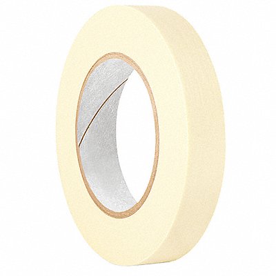 3M 201 Masking Tape 1 W 120 yd L Tan PK36
