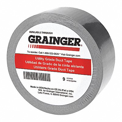 GRAINGER TC600Silver Duct Tape Silver 15/16inx33 1/4 yd PK24