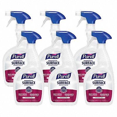 PURELL 334106 Foodservice Surface Sanitizer 32oz PK6