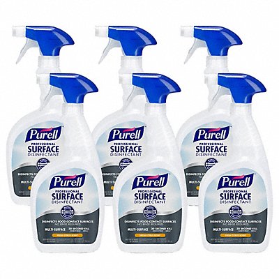 PURELL 334206 Surface Disinfectant Citrus 32 oz PK6