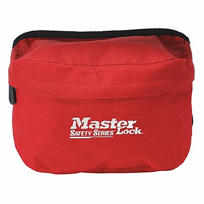 MASTER LOCK S1010 Lockout Pouch Unfilled Bag Red