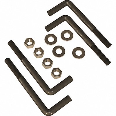 PEDESTAL PRO LBoltKit Sturdy Bolts with Nut Washer