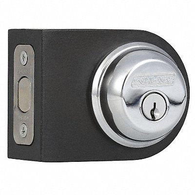 SCHLAGE B60N625KA4 Deadbolt Bright Chrome Single Cylinder