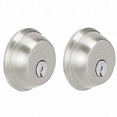 SCHLAGE B62N619 Deadbolt Satin Nickel Keyed Different