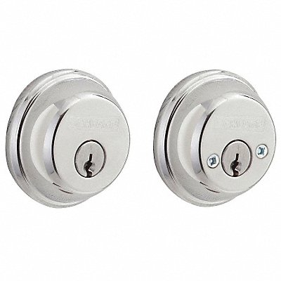 SCHLAGE B62N625 Deadbolt Bright Chrome Double Cylinder