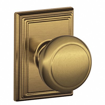 SCHLAGE F10AND609ADD Knob Lockset Mechanical Passage Grd. 1