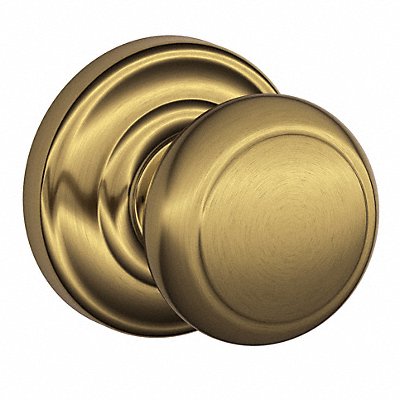 SCHLAGE F10AND609AND Knob Lockset Mechanical Passage Grd. 1