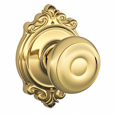 SCHLAGE F10GEO605BRK Knob Lockset Mechanical Passage Grd. 1