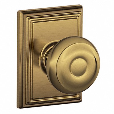 SCHLAGE F10GEO609ADD Knob Lockset Mechanical Passage Grd. 1