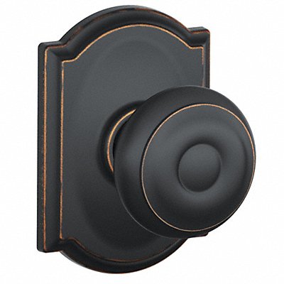 SCHLAGE F10GEO716CAM Knob Lockset Mechanical Passage Grd. 1