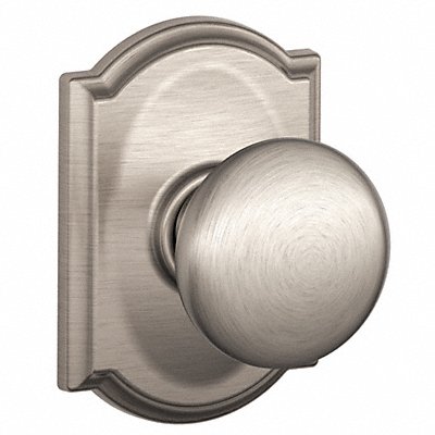 SCHLAGE F10PLY619CAM Knob Lockset Mechanical Passage Grd. 1