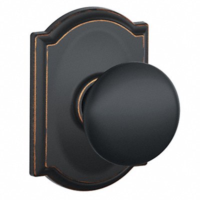 SCHLAGE F10PLY716CAM Knob Lockset Mechanical Passage Grd. 1