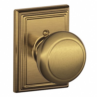 SCHLAGE F170AND609ADD Knob Lockset Mechanical Dummy Grd. 2