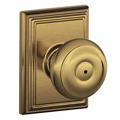 SCHLAGE F40GEO609ADD Knob Lockset Mechanical Privacy Grd. 2