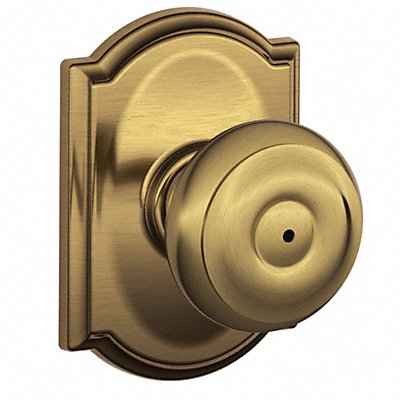 SCHLAGE F40GEO609CAM Knob Lockset Mechanical Privacy Grd. 2