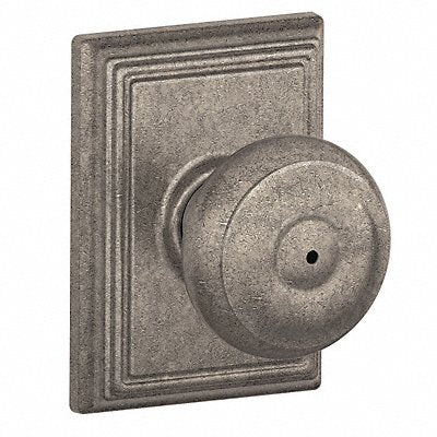SCHLAGE F40GEO621ADD Knob Lockset Mechanical Privacy Grd. 2