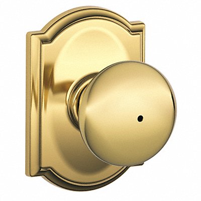 SCHLAGE F40PLY605CAM Knob Lockset Mechanical Privacy Grd. 2