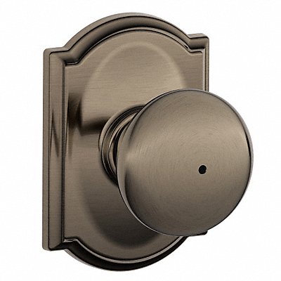 SCHLAGE F40PLY620CAM Knob Lockset Mechanical Privacy Grd. 2