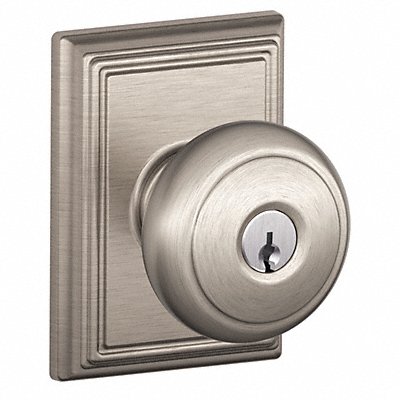 SCHLAGE F51AAND619ADD Knob Lockset Mechanical Entrance Grd. 1