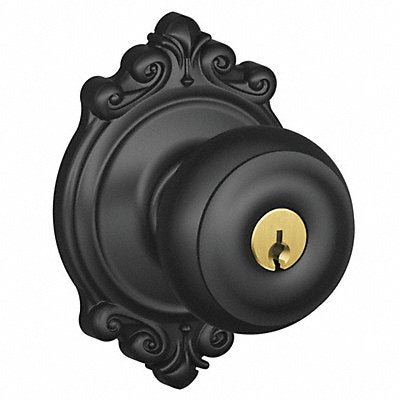 SCHLAGE F51AGEO622BRK Knob Lockset Mechanical Entrance Grd. 1