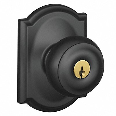 SCHLAGE F51AGEO622CAM Knob Lockset Mechanical Entrance Grd. 1