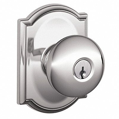 SCHLAGE F51APLY625CAM Knob Lockset Mechanical Entrance Grd. 1