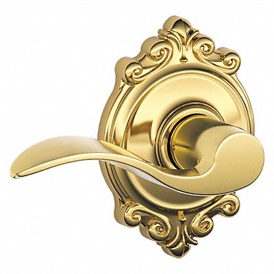 SCHLAGE F10ACC505BRK Lever Lockset Mechanical Passage Grd. 2