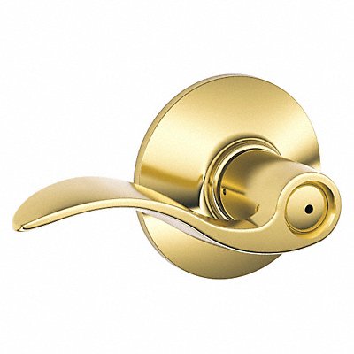 SCHLAGE F40ACC605 Lever Lockset Mechanical Privacy Grd. 2
