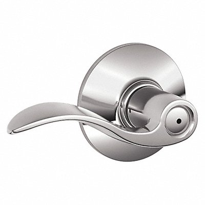 SCHLAGE RESIDENTIAL F40ACC618 Door Lever Lockset Bright Nickel Privacy