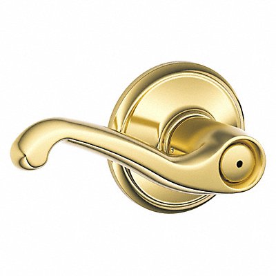 SCHLAGE F40FLA605 Lever Lockset Mechanical Privacy Grd. 2