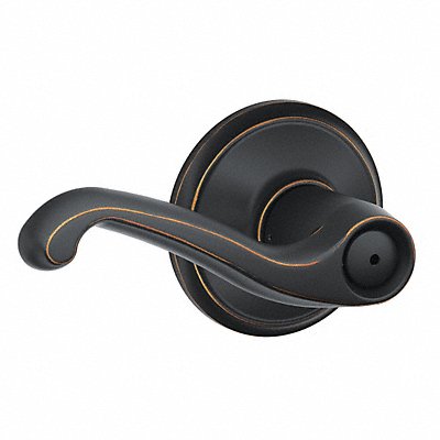SCHLAGE F40FLA716 Lever Lockset Mechanical Privacy Grd. 2