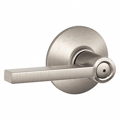 SCHLAGE RESIDENTIAL F40LAT619X625 Lever Lockset Bright Chrome/Satin Nickel