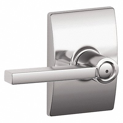 SCHLAGE F40LAT625CEN Lever Lockset Mechanical Privacy Grd. 2