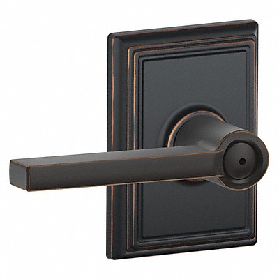 SCHLAGE F40LAT716ADD Lever Lockset Mechanical Privacy Grd. 2