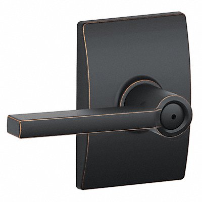 SCHLAGE F40LAT716CEN Lever Lockset Mechanical Privacy Grd. 2