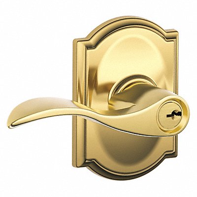 SCHLAGE F51AACC605CAM Lever Lockset Mechanical Entrance Grd. 2