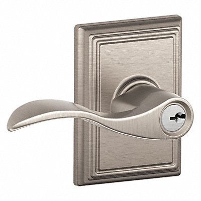 SCHLAGE F51AACC619ADD Lever Lockset Mechanical Entrance Grd. 2